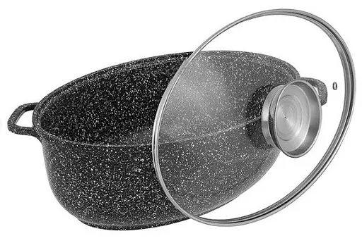 Гусятниця Edenberg EB-4603 8 л овальна з мармуровим покриттям - фото 2