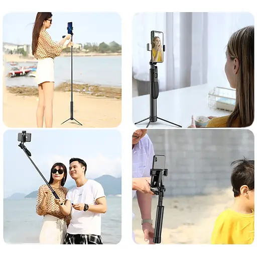 Штатив-трипод Adyss A21A с пультом 1.7 m черный - фото 9