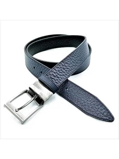 Ремінь шкіряний Le-Mon двосторонній чоловічий 115-125х3,5 см acs0023776 - фото 2