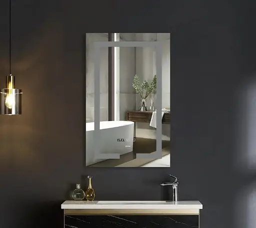 Зеркало Mixxus ARD MR06-60x80 с LED Touch, Anti-fog, димером, регулировкой яркости, часами (MI6929) - фото 5