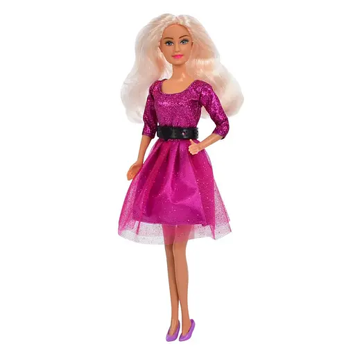 Дитяча лялька "Вечірня красуня" DEFA 8226(Violet) гребінець - фото 2