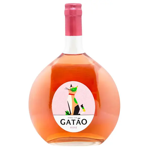 Вино Gatao Vinho Verde DOC розовое полусухое 10.5% 0.75 л