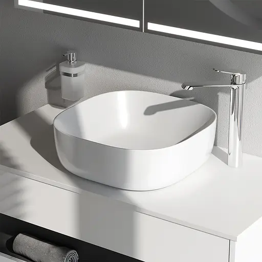 Умивальник Am.Pm Func 43 см білий MFAWCC30430WG, Білий - фото 2