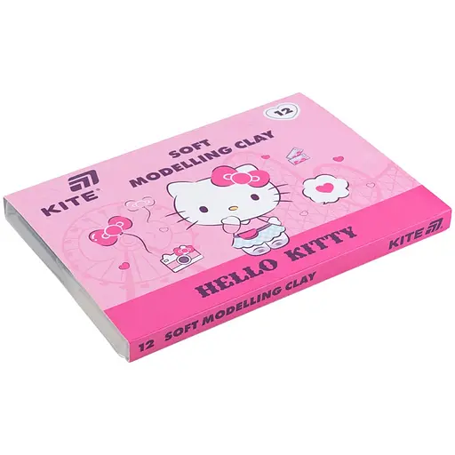 Пластилин восковой Kite Hello Kitty 12 цветов 240 г (HK25-1086) - фото 2