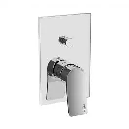 Смеситель для душа Paffoni Tilt с металической накладкой chrome TI015CR/M, Хром - фото 1