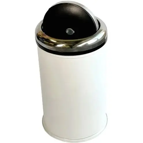 Ведро для мусора Maxiflow 45 л с крышкой Белый 4513.0000B.101.45  - фото 1