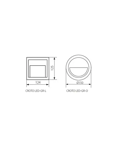 Уличный светильник Kanlux 22770 Croto led-gr-l - фото 2