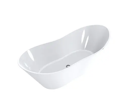 Ванна Mraggo Florda глянцевая из литого мрамора 1800x750x722 00312701 Белый - фото 3