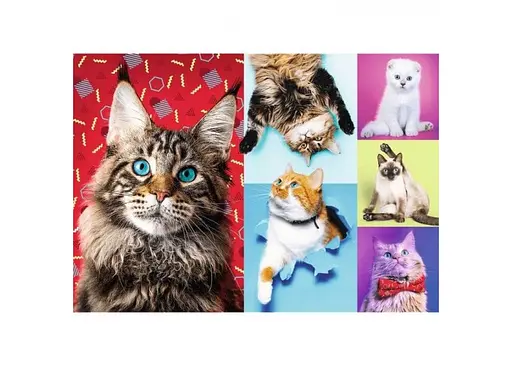 Пазл Trefl Щасливі кішки 1000 ел. (10591) - фото 2