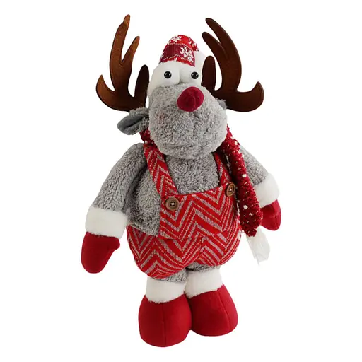 Новогодняя декоративная игрушка C 67857 с телескопическими ножками, олень. - фото 2
