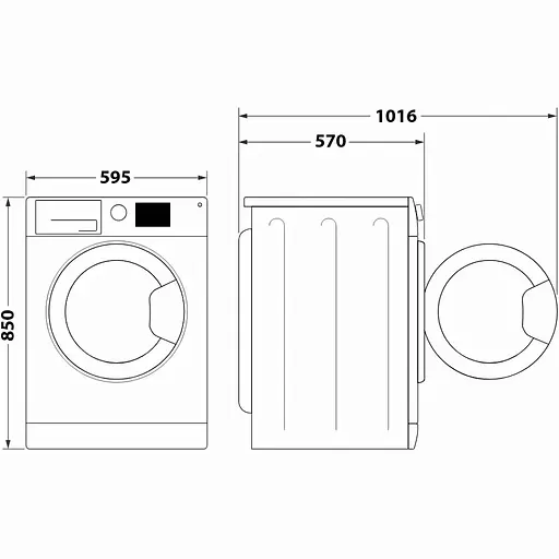 Пральна машина з сушкою Whirlpool FFWD 8649 BV UA з інверторним двигуном - фото 5