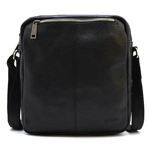 Кожаная мужская сумка через плечо TARWA 24х26х7 см sum0025743 - фото 3