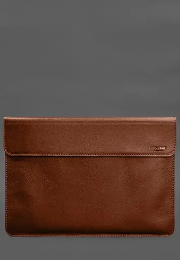 Кожаный чехол-конверт BlankNote на магнитах для MacBook Air 15 (2023) Светло-коричневый - фото 2