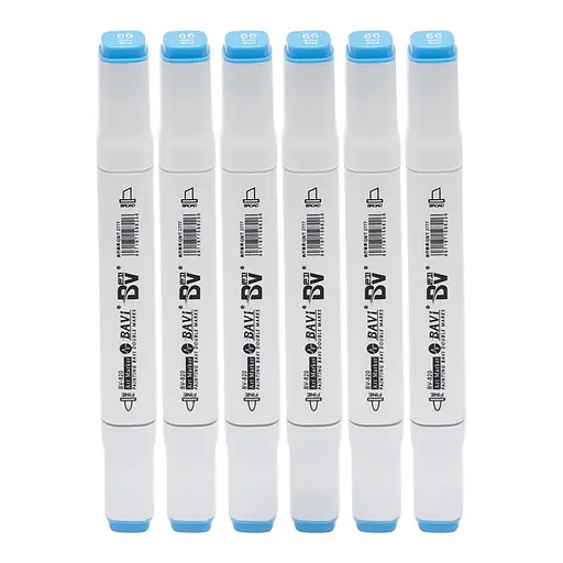 Скетч-маркер двусторонний Bavi №66, на спиртовой основе, 10 шт.