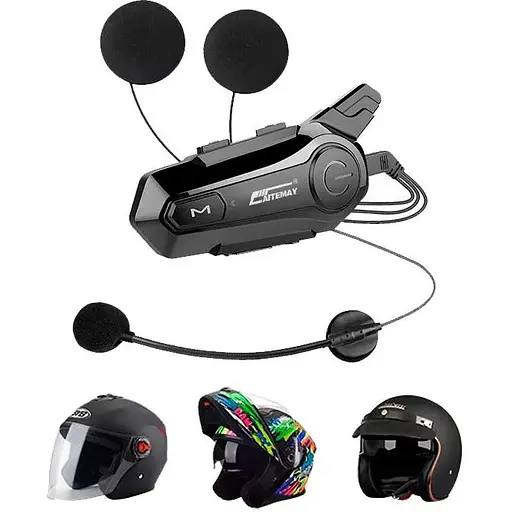 Bluetooth гарнитура для мотошлема Kebedumei X1 Plus Hard Helmet IPX6 Bluetooth 5.3