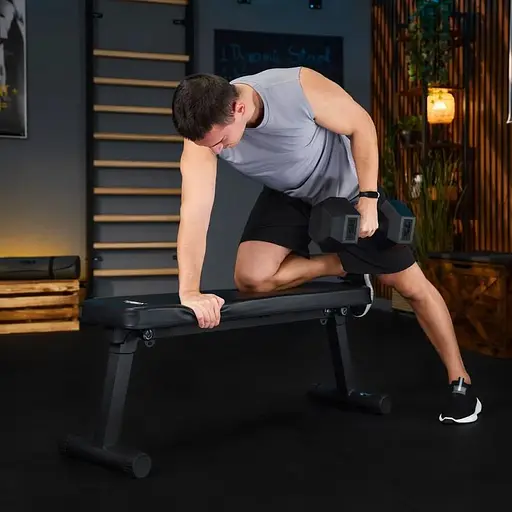 Гантеля шестигранная Trex Sport прорезиненная TX-250RD 25кг - фото 4