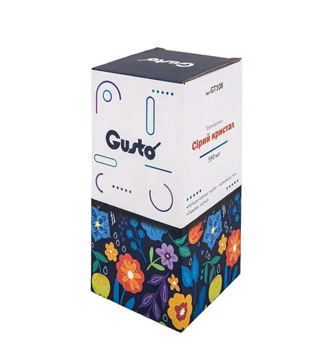 Термокружка Gusto GT-108 з нержавіючої сталі подвійна ізоляція 590 мл Сірий кристал - фото 7