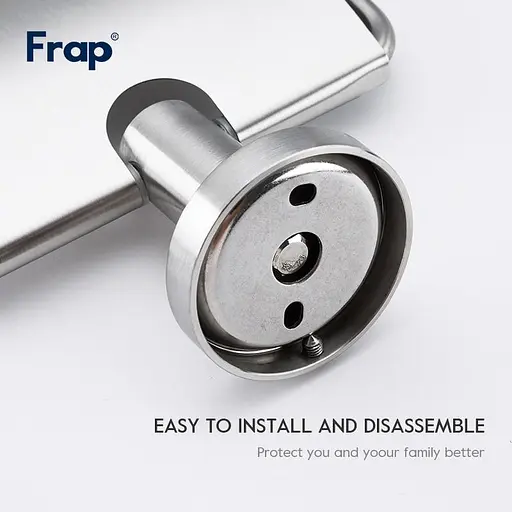 Тримач для туалетного паперу нержавіюча сталь Frap F30103 1/40 Хром - фото 4