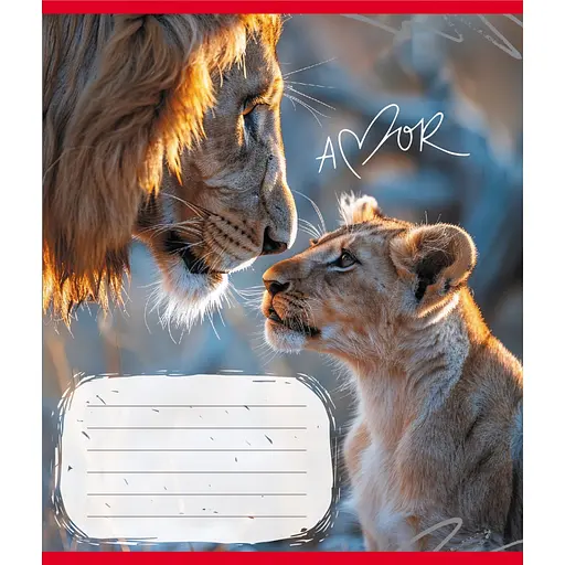 Зошит учнівський "Тварини" Leader 012-500394K-5 в клітинку, 12 аркушів (959050) - фото 1