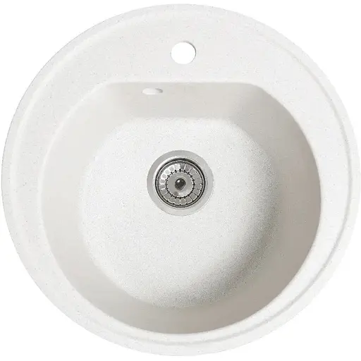 Гранітна кухонна мийка Romzha Klasicky Biela (101) - фото 1