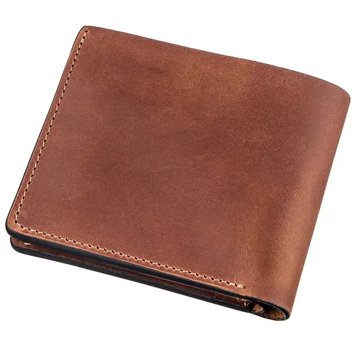 Кожаный портмоне Grande Pelle 9х11х1.2 см acs0014768 - фото 2