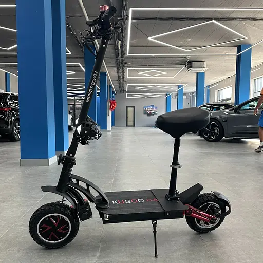 Электросамокат KUGOO G-Booster 1200W*2 (2400W) 23Ah черный, полноприводной 2025 года - фото 2