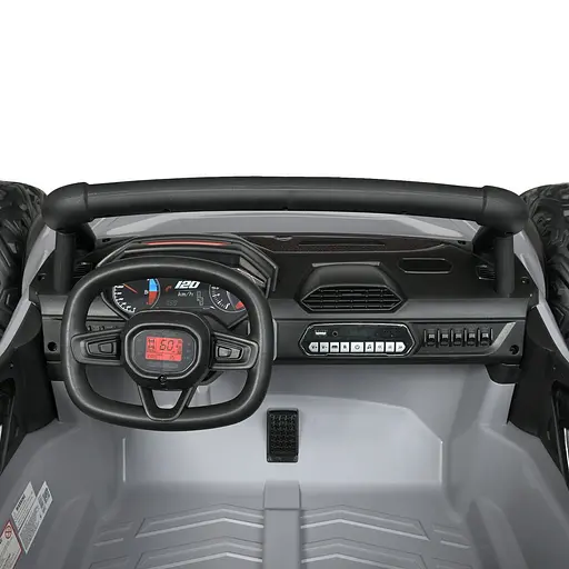 Електромобіль дитячий Bambi Багі Racer JS3168EBLR-11 24V Сірий - фото 3