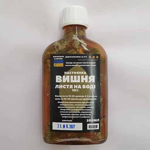 Водная настойка на листьях вишни 200 мл - фото 1