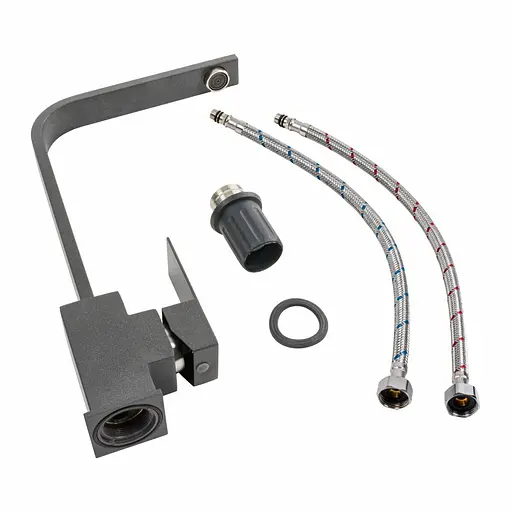 Змішувач для кухні Platinum 179 NES (3007) Моріон Графіт - фото 2