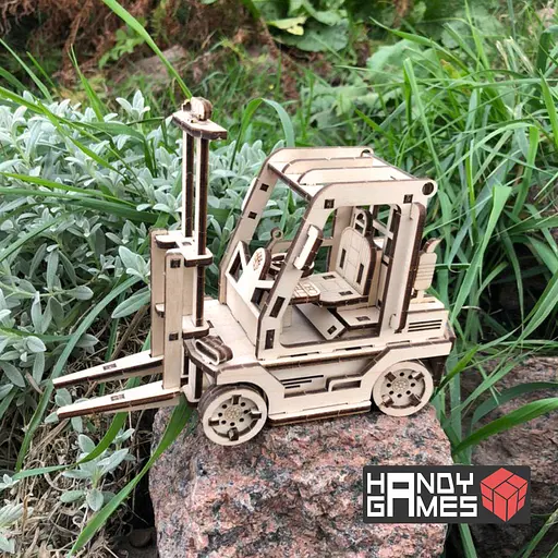 Дерев'яний конструктор Навантажувач 106 деталей - фото 2