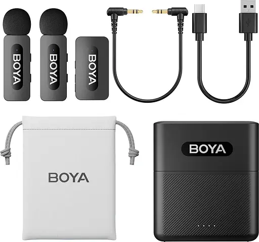 Микрофон Boya BY-V35 TRS for camera Black (BY-V35) - фото 2