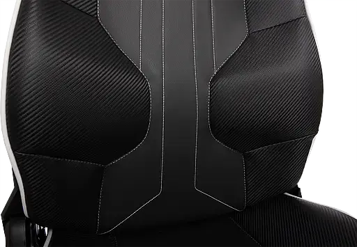 Геймерське крісло GT Racer чорне з білим (X-8007 Black/White) - фото 8