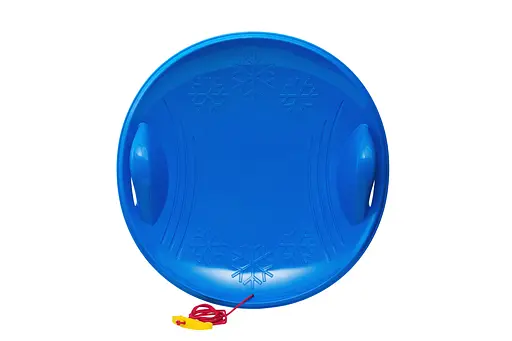 Санки-Ледянка большие 118/4 Bamsic, 60см, со шнурком (4820123765817) Синий - фото 1