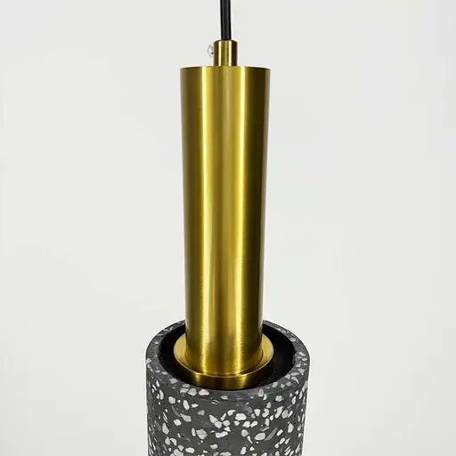 Підвіс MELODY із сірим бетонним плафоном в стилі Ар-деко Line.F MJ 164/1 BK - фото 6