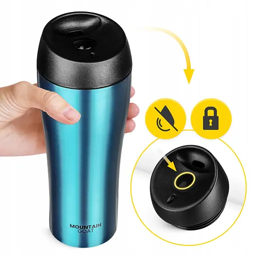 Термокружка Mountain Goat Travel 0.38 л Blue (P-5905973406932) - фото 3