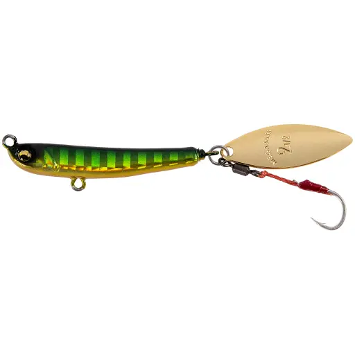 Тейл-спінер Megabass Makippa 3.0g Green Gold