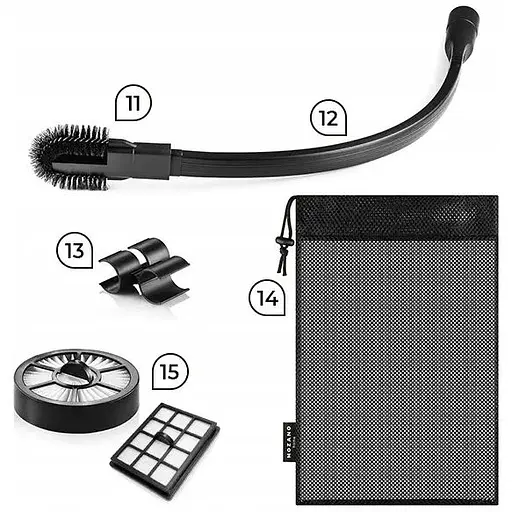 Пылесос Mozano Smart Cyclonic 4000W циклонный без мешка Beige - фото 8