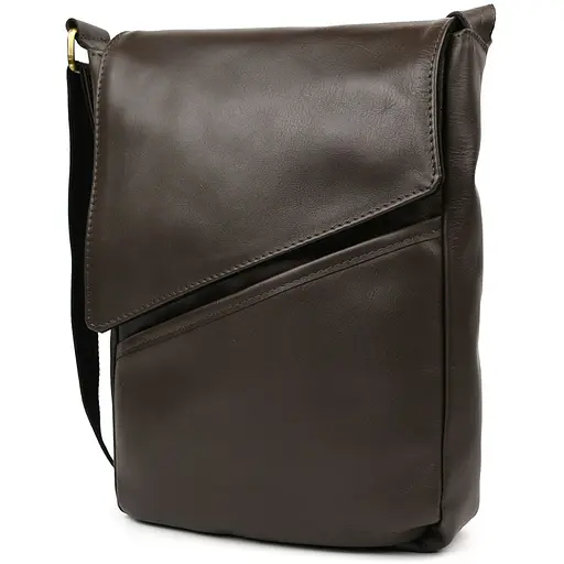 Чоловіча шкіряна сумка А4 через плече TARWA 33х26х8 см sum0028167 - фото 3