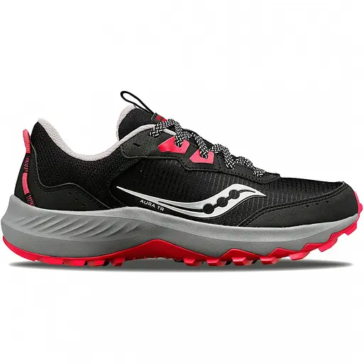 Кроссовки Saucony Aura TR Wmn 38.5 Black/Red (1097-S10862-1075) - фото 2