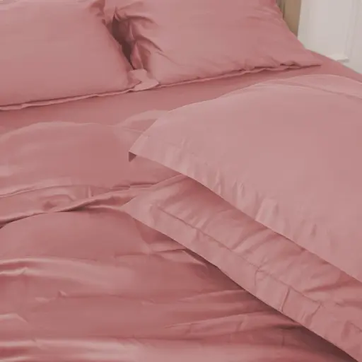 Простирадло MirSon Tencel №02 Pink 180x220 см (2200009368776) - фото 3