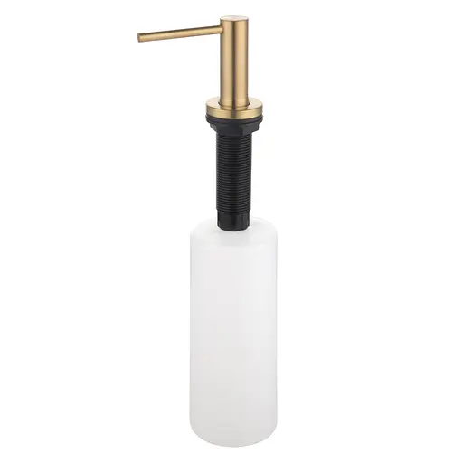 Дозатор для кухонної мийки золотий врізний Nett DFG-300 - фото 1