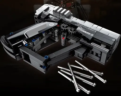 Дитячий конструктор Пістолет L/QSZ47-9 з мішенню (464 деталі) - фото 8