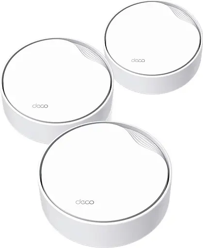 Mesh-система TP-Link Mesh Deco X50 PoE AX3000 3Pcs White 802.11ax (Deco-X50-PoE-3-pack) - фото 1