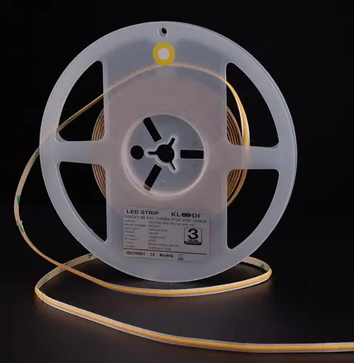 LED Стрічка 3W 384LED 3000K 300LM IP20 24V KLOODI KDCOB-384-3W-3К-24V - фото 1