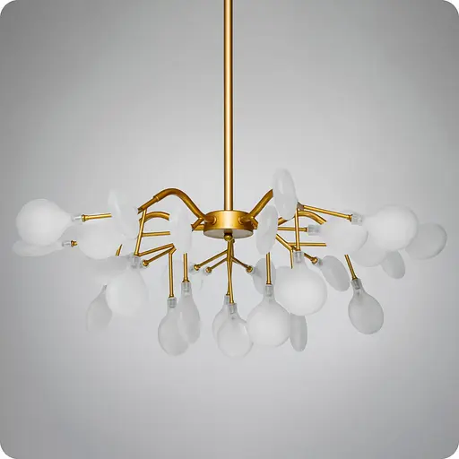 Люстра підвісна 517 Dlight на 30 ламп Золото Сатін (01952) - фото 1