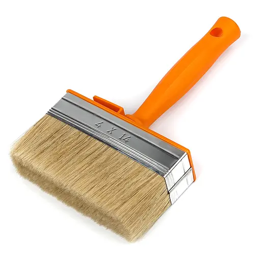 Кисть макловица Polax 40 х 140 мм профессиональная смешанный ворс, пластиковая ручка (12-004)