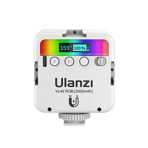 Видеосвет Ulanzi VL49 Rechargeable Mini RGB Light 6W White (2586) - фото 2