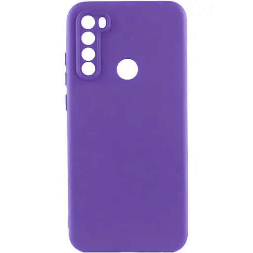 Чохол TPU Getman Liquid Silk Full Camera для Xiaomi Redmi Note 8T Фіолетовий / Ultra Violet