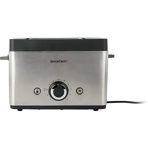 Тостер Silver Crest STT 850 silver с насадкой для булочек, размораживанием и регулировкой степени поджаривания - фото 2