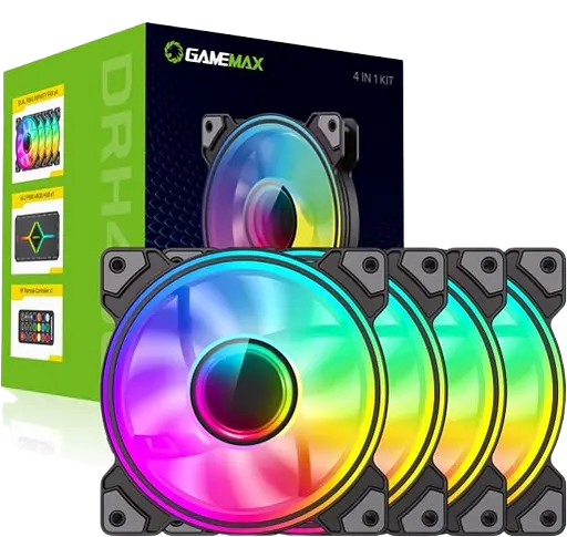 Вентилятор Gamemax DRH400 ARGB Black